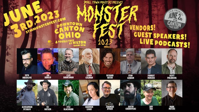 Monster Fest has announced new details, including guest speakers and the screening of a Small Town Monsters movie at the Canton Palace Theatre. Monster Fest is June 3 at the DoubleTree by Hilton in downtown Canton.