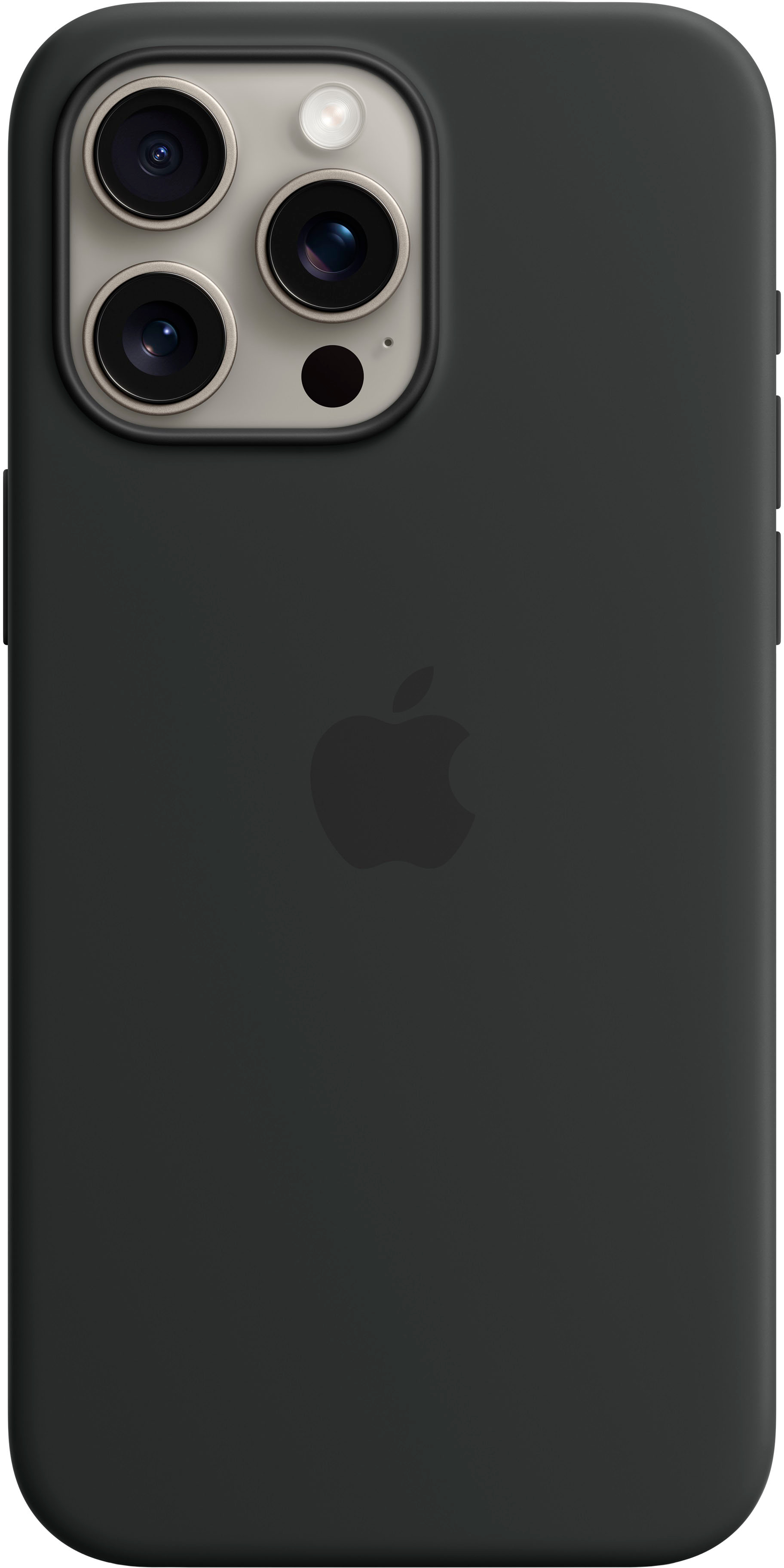 iPhone 15 Pro Max Silicone Case with MagSafe - Black